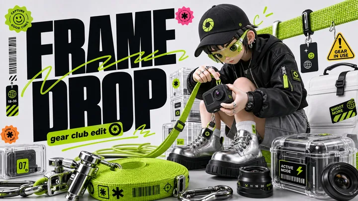 Acid Lime 3D Streetwear Type Poster Style
