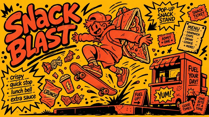 Hot Ink Comic Poster