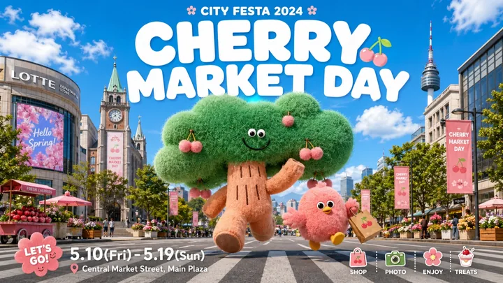 Plush City Festival Mobile Poster