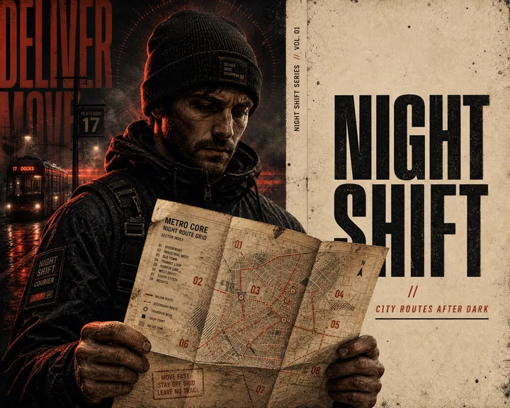 Split Scorched Editorial Poster
