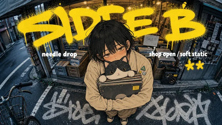 Yellow Graffiti Fisheye Manga Street Poster Style